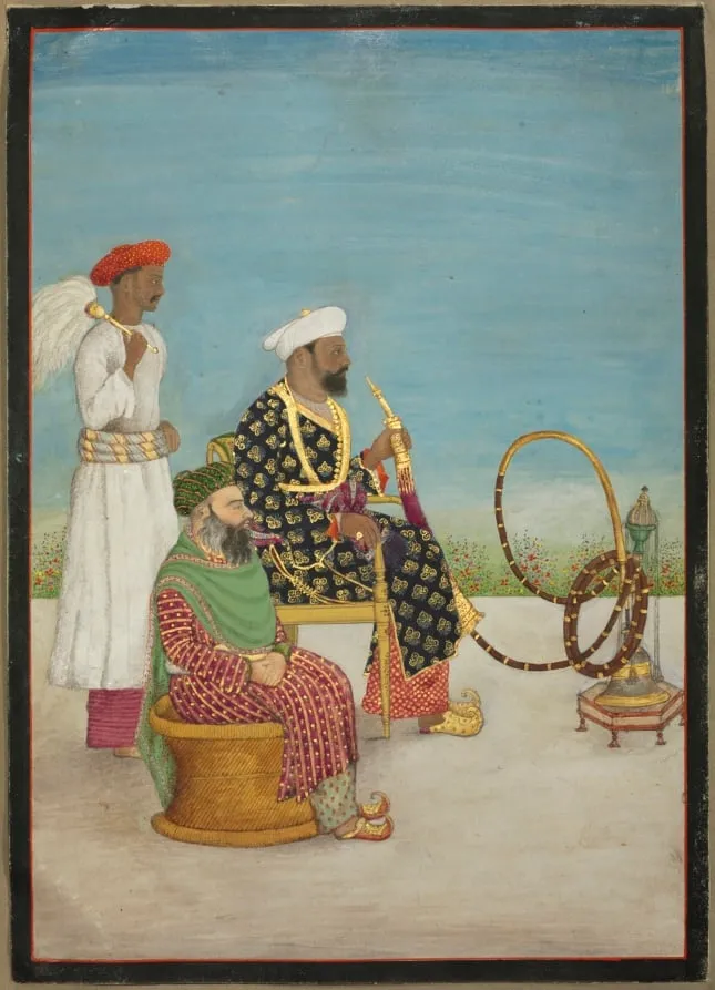 Portrait of Hafiz Abd al-Rahim Khan, by Unknown, unspecified, 1818