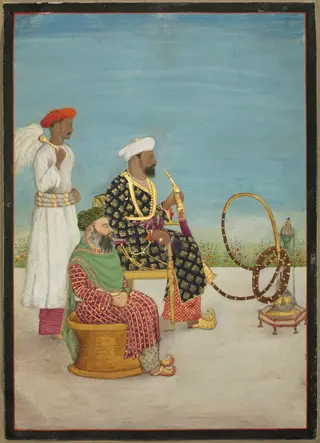 Portrait of Hafiz Abd al-Rahim Khan, by Unknown