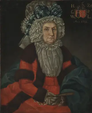 Portrait of Helena Gomólińska née Pokrzywnicka, by Unknown, 1796