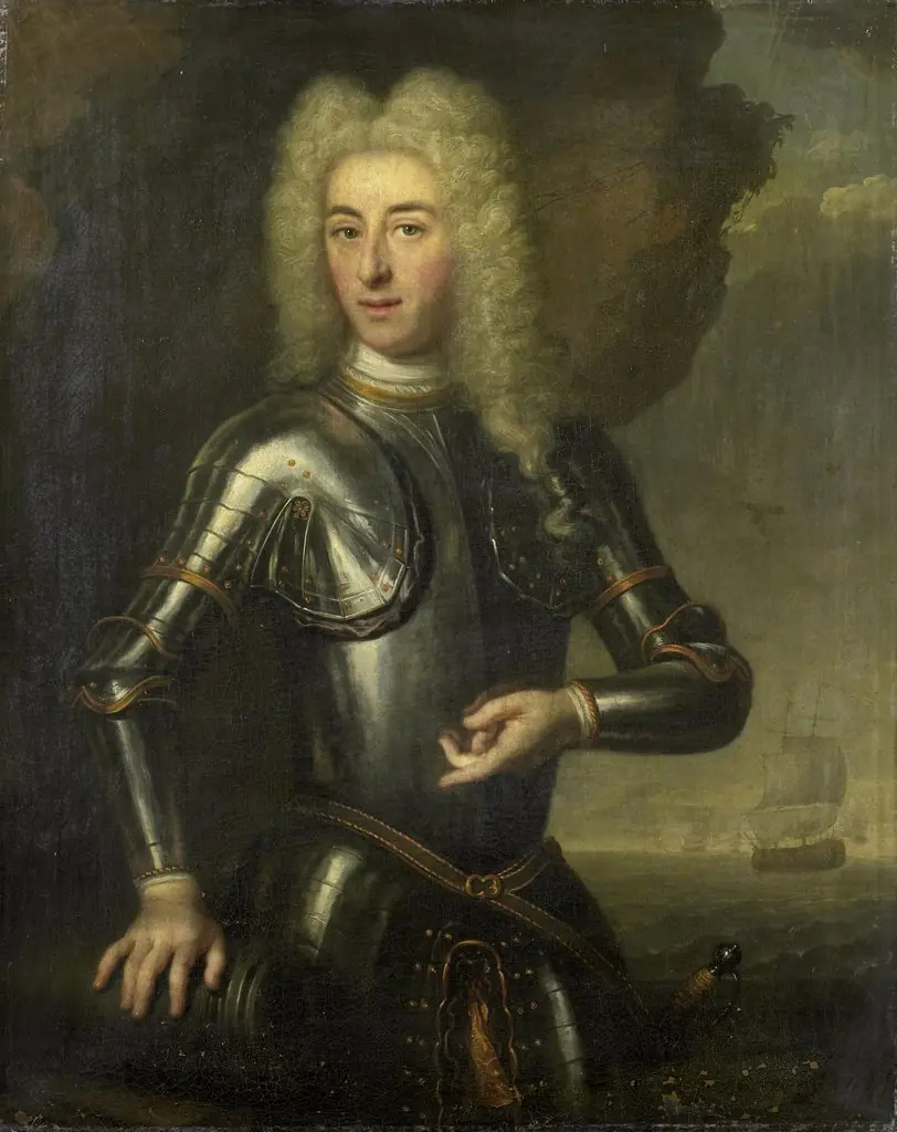 Portrait of Hendrik Lijnslager, Sea Captain with the Admiralty of Amsterdam, by Unknown