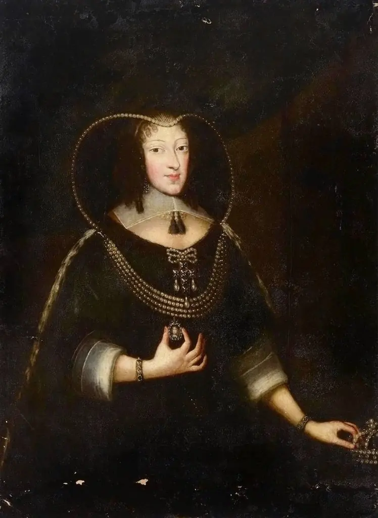 Portrait of Henrietta Maria, the Widow of the English King Charles I, by Unknown