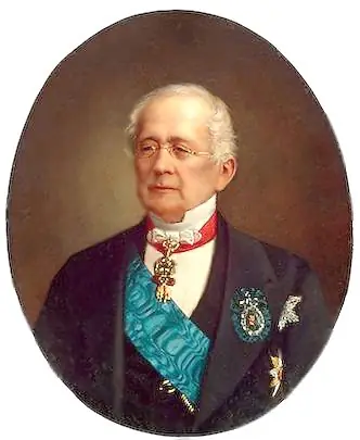 Portrait of His Highness Prince Alexander Mikhailovich Gorchakov, by Unknown