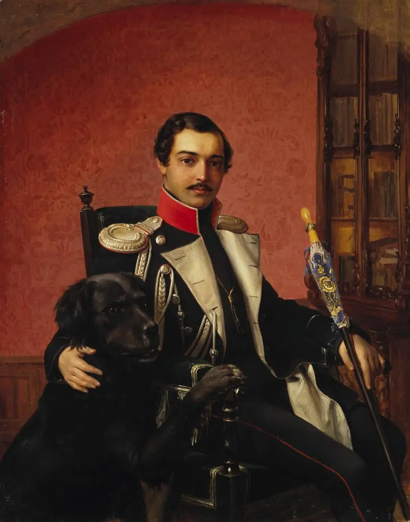 Portrait of I.A. Balashov, by Unknown
