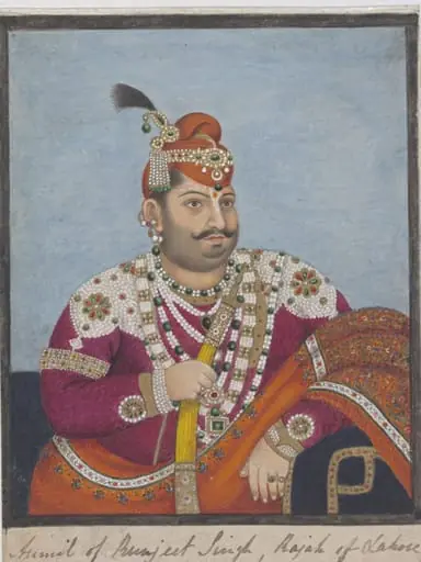 Portrait of Ishwari Sen of Mandi, by Unknown