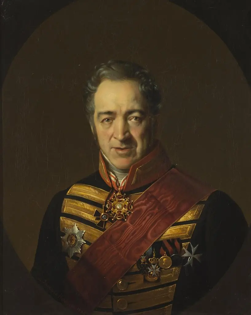 Portrait of Ivan Lazarev, by Unknown