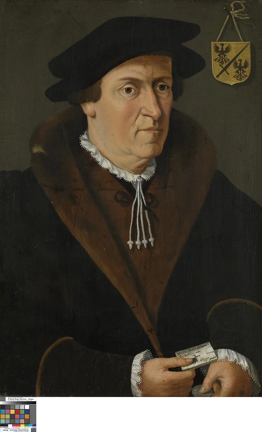 Portrait of Jan de Fevere, by Unknown, oil, 1540