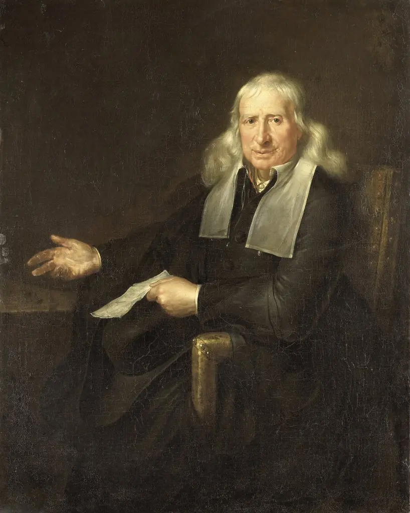 Portrait of Jan van Lennep de Oude, Amsterdam Merchant in Silk, Gold and Silver Cloth and Art Collector, by Unknown