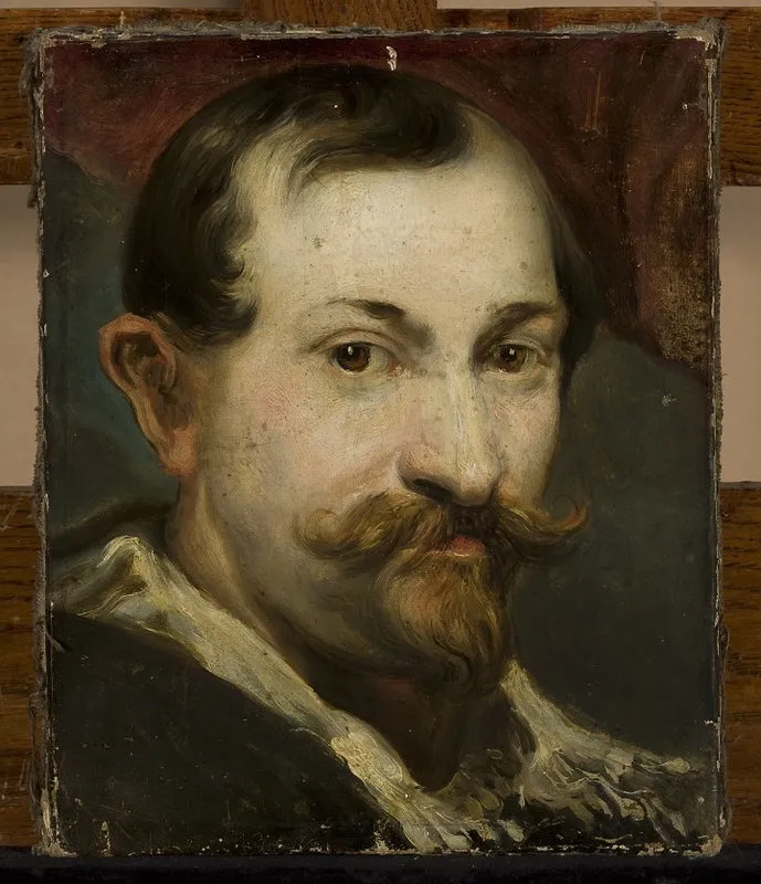 Portrait of Jan Wildens (1585/86–1653), painter, by Unknown, oil, 1642