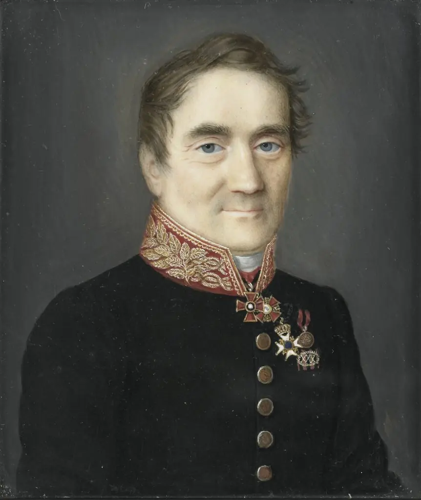 Portrait of Jean Casimir de Brunet ( -1861), by Unknown