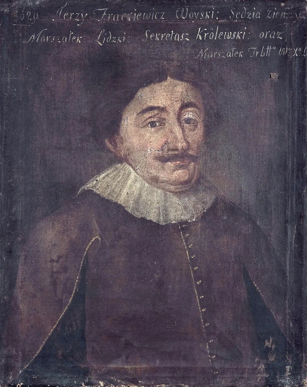 Portrait of Jerzy Frąckiewicz (?–after 1629), marshal of Lida District, by Unknown, oil, 1750