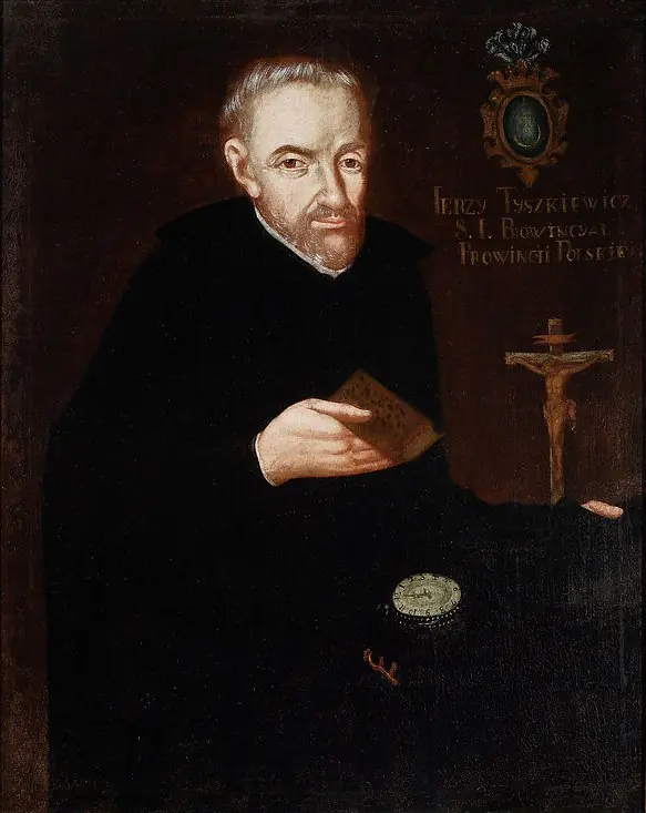 Portrait of Jerzy Tyszkiewicz, Leliwa coat of arms (1571–1625), provincial superior in the Jesuit Order, by Unknown