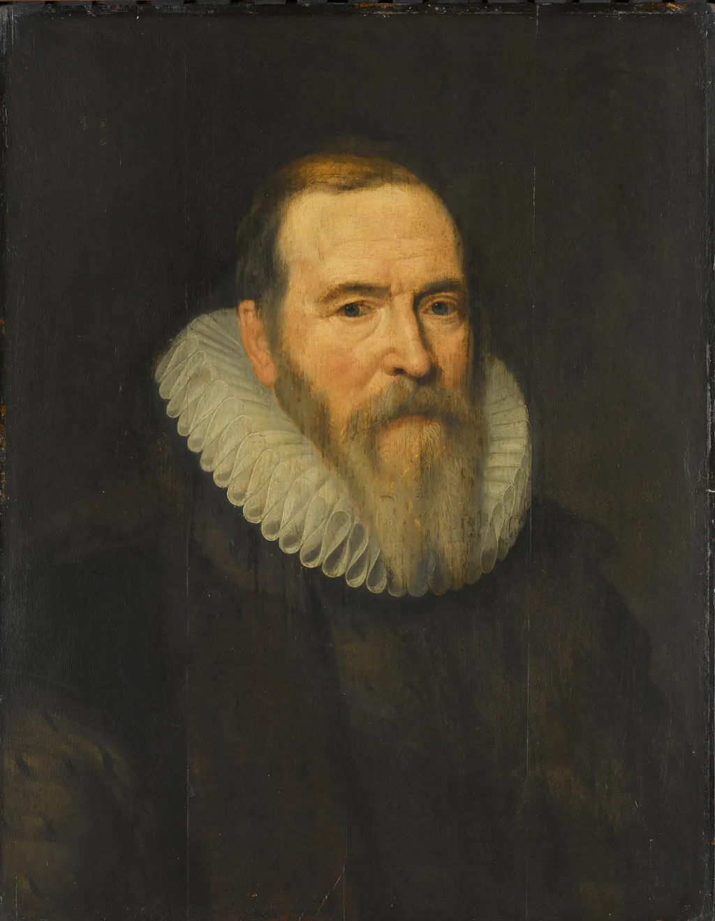 Portrait of Johan van Oldenbarnevelt, by Unknown, unspecified, 1616