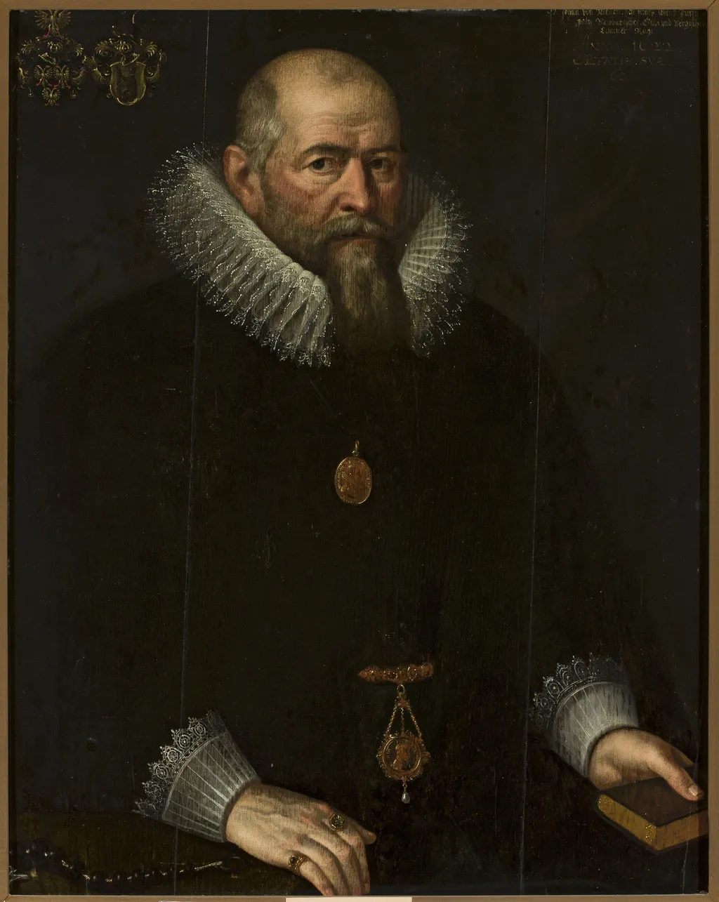 Portrait of Johan von Megen, by Unknown, oil, 1622