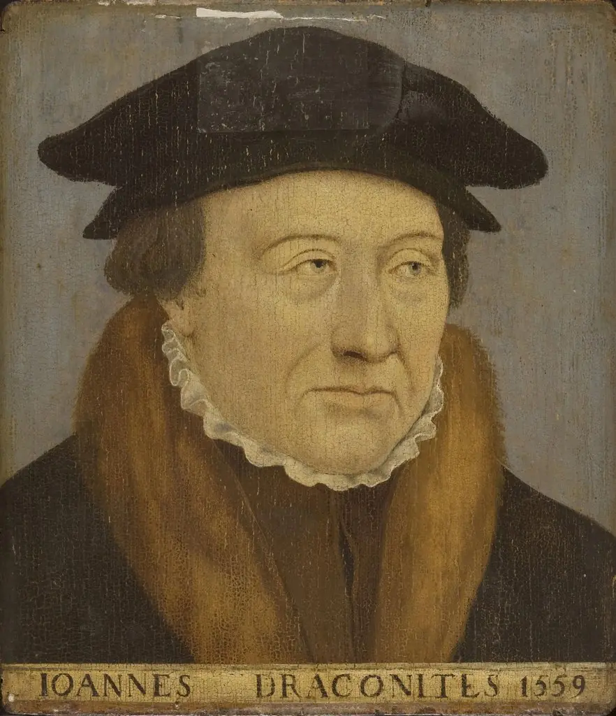 Portrait of Johannes Draconites, by Unknown
