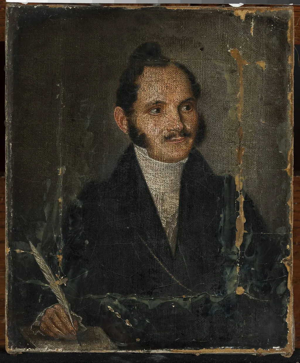 Portrait of Józef Gintowt, by Unknown, oil, 1847