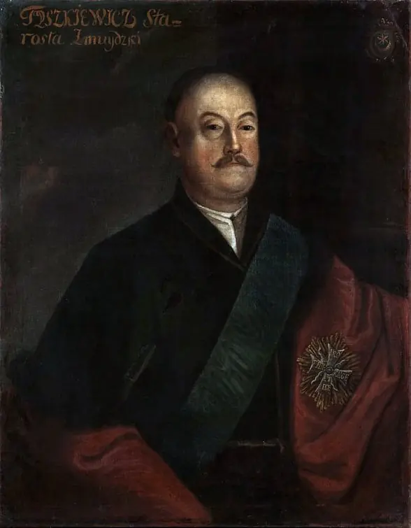 Portrait of Józef Skumin Tyszkiewicz (ca. 1694–1754), starosta in Samogitia, by Unknown