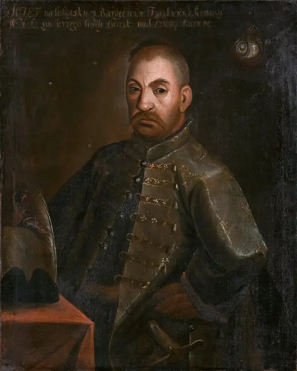 Portrait of Józef Tyszkiewicz (fl. 16th/17th c.), Leliwa coat of arms (?–1652), equerry of the Grand Duchy of Lithuania, by Unknown