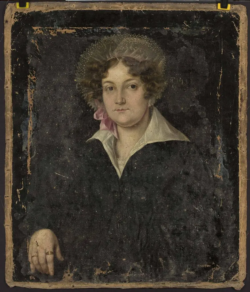 Portrait of Julia Wieman, by Unknown