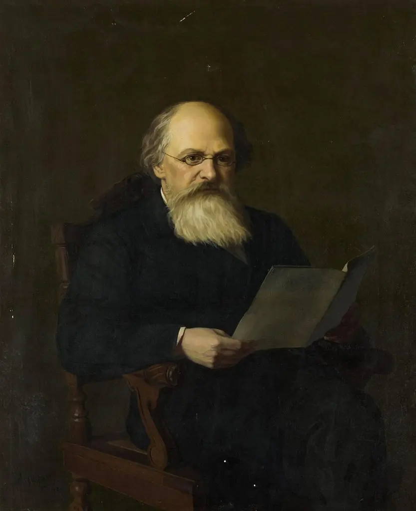 Portrait of K.D. Kavelin, by Unknown