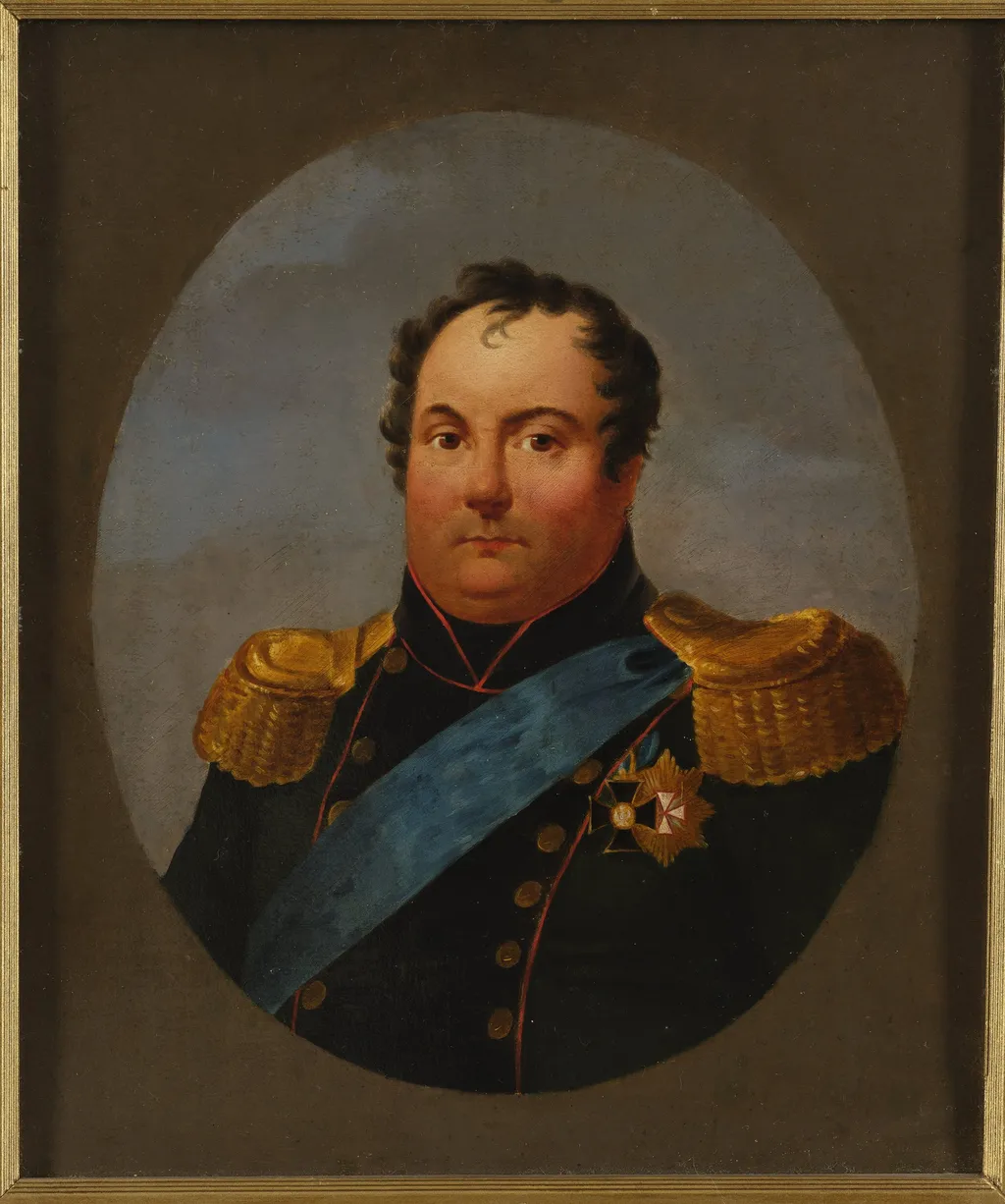 Portrait of Karol Sierakowski, artillery general, by Unknown, unspecified, 1816