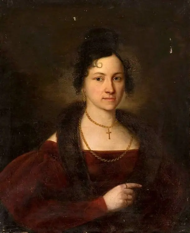 Portrait of Konstancja Narbutt, by Unknown