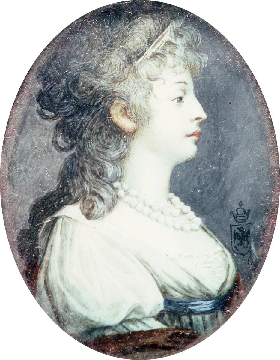 Portrait of Lady in a Pale Green Dress, by Unknown, oil, 1800