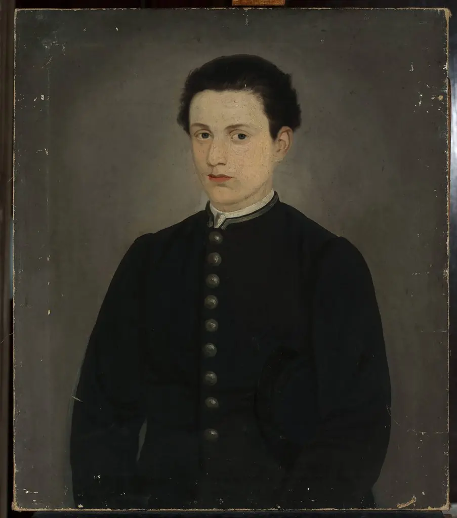 Portrait of Leopold Méyet (1850–1912) in the uniform of the classical state middle school, by Unknown