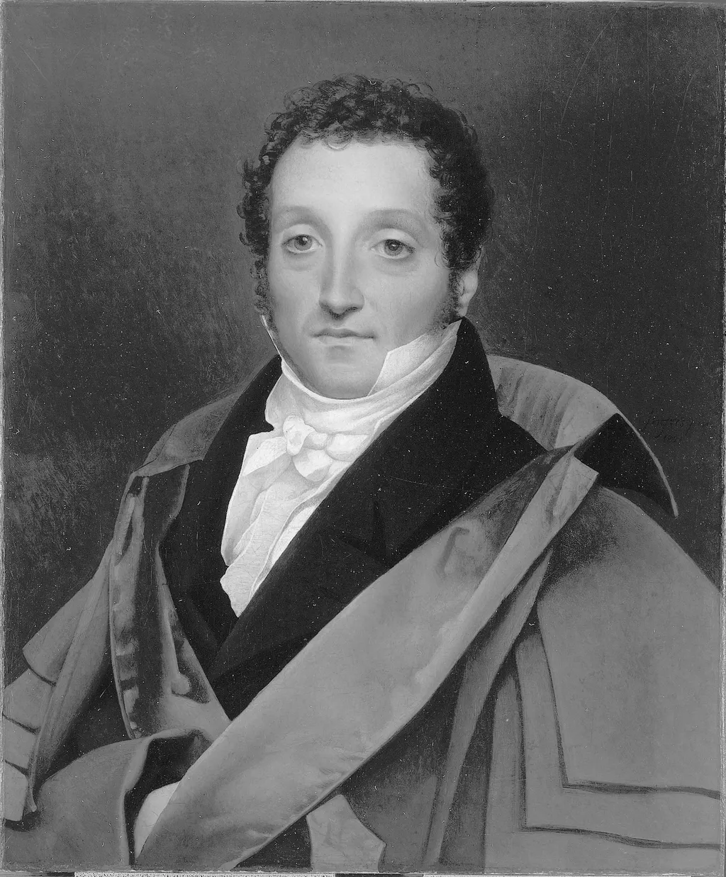 Portrait of Luigi Edouardo Rossi, Count Pellegrino, by Unknown, oil, 1820