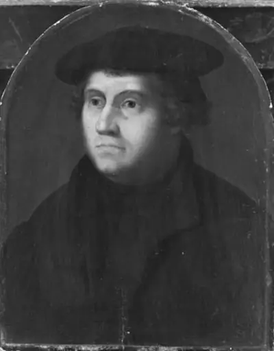 Portrait of Luther, by Unknown