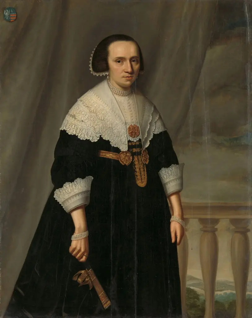 Portrait of Machteld Bas ( - 1681), by Unknown