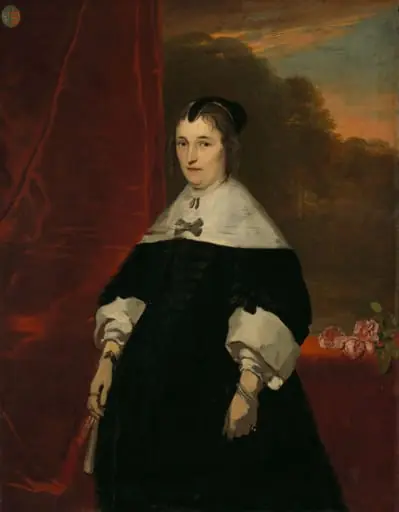 Portrait of Machtelt Bas (?-1681), by Unknown
