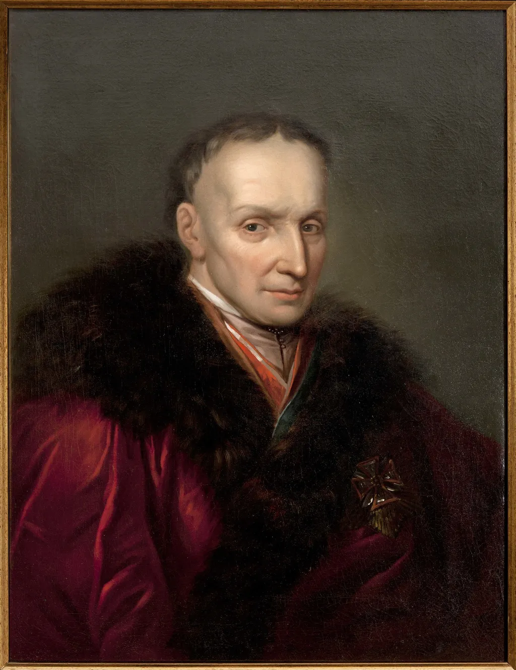 Portrait of Maciej Sobolewski, by Unknown, oil, 1850