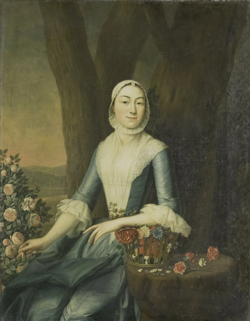 Portrait of Magdalena van Citters, Wife of Adriaen Isaac Hurgronje, by Unknown, unspecified, 1760