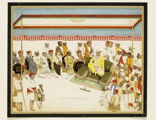Portrait of Maharaja Ali Jah Daulat Rao Sindhia of Gwalior, by Unknown