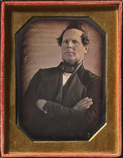 Portrait of Man Leaning Away from Camera, by Unknown