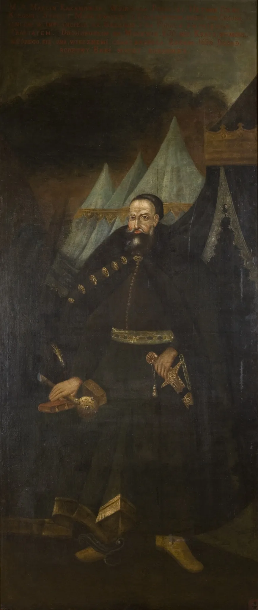 Portrait of Marcin Kazanowski (ca. 1563–1636), Field Crown Hetman, by Unknown, oil, 1750