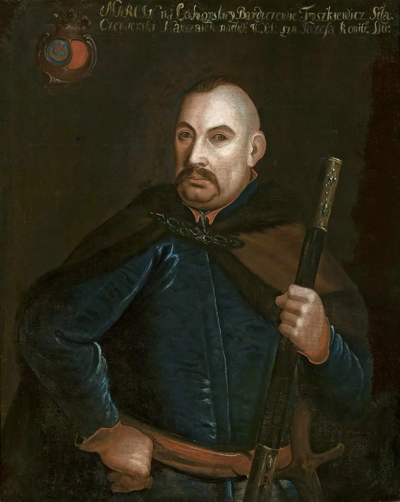 Portrait of Marcin Tyszkiewicz, Leliwa coat of arms (?–after 1631), court marshal of the Grand Duchy of Lithuania, by Unknown