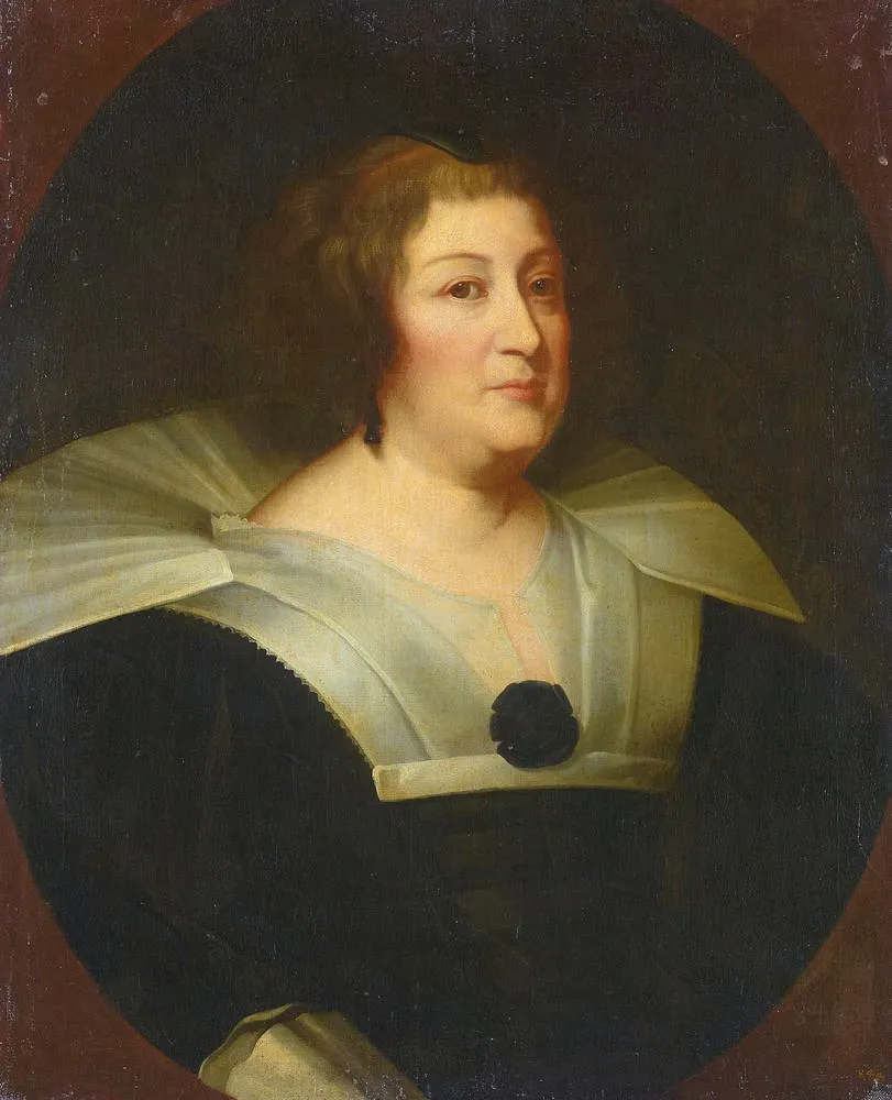 Portrait of Maria de´ Medici, by Unknown, oil, 1650