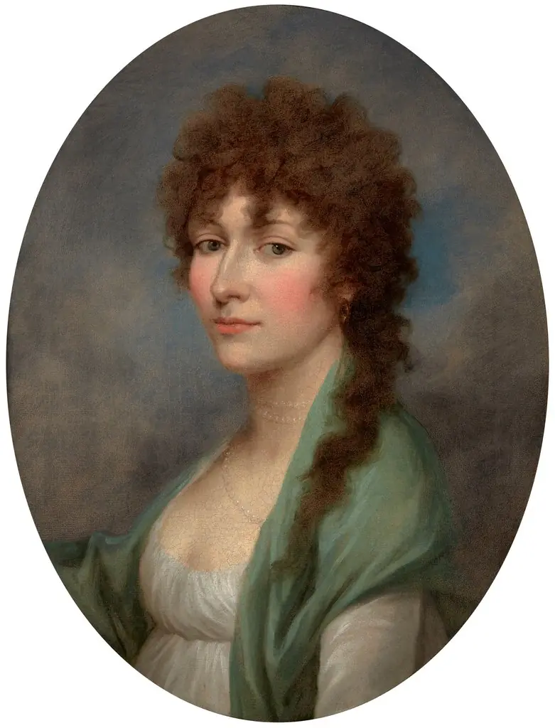 Portrait of Maria Grabowska, by Unknown