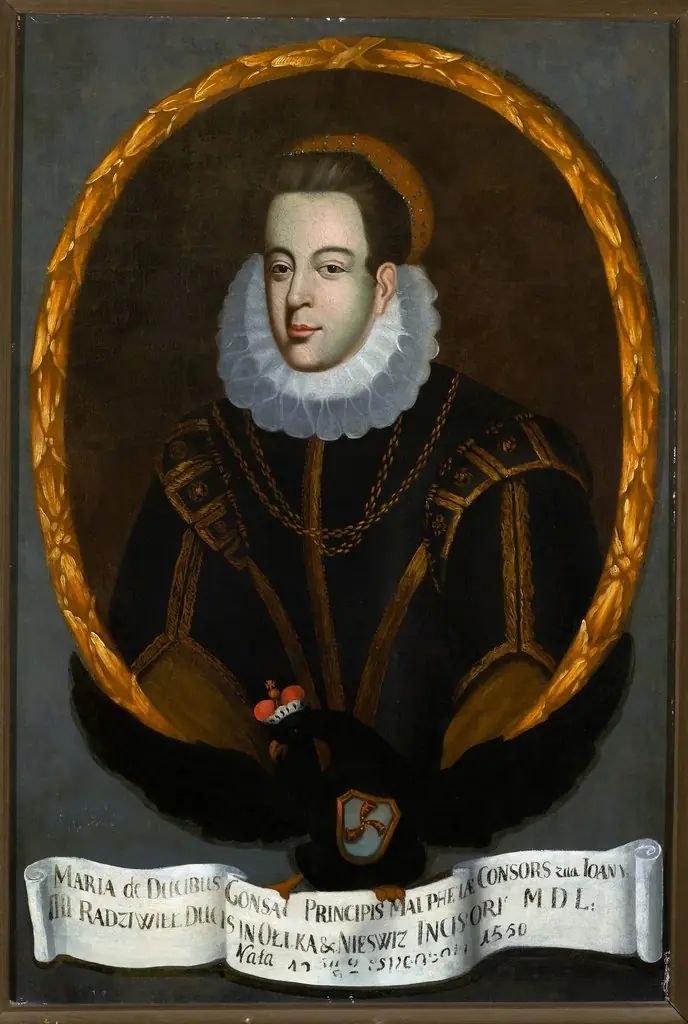 Portrait of Maria Hippolita née Gonzaga (1534–?) Radziwiłł ?, by Unknown