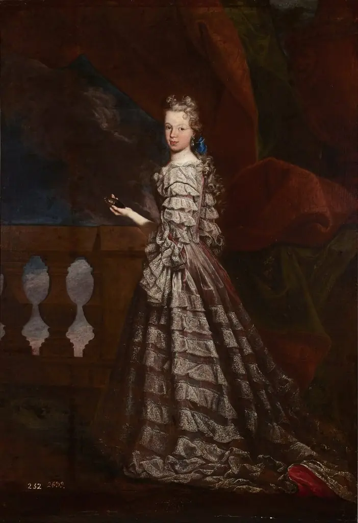 Portrait of Maria Luisa of Savoy, Queen of Savoy, by Unknown