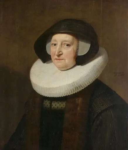 Portrait of Maria Petitpas (?-1640), by Unknown