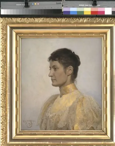 Portrait of Marie Oppermann, by Unknown