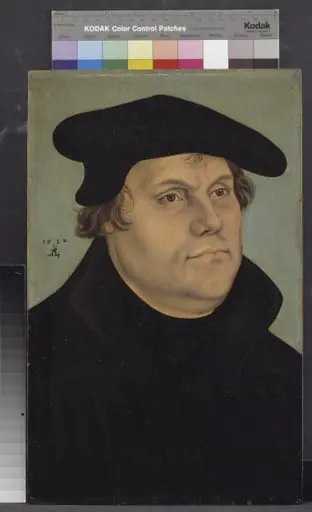 Portrait of Martin Luther, by Unknown