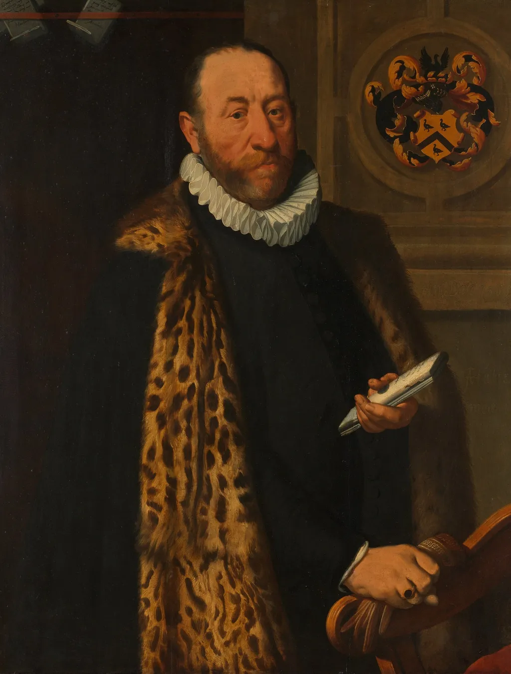 Portrait of Mattheus Augustijnsz Steyn, Councilor in the College of the Admiralty of the Northern Quarter in Dokkum, by Unknown, unspecified, 1588