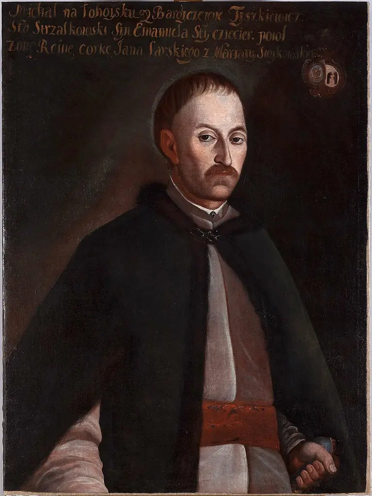 Portrait of Michał Tyszkiewicz, Leliwa coat of arms (?–after 1762), starosta of Strzałków, by Unknown