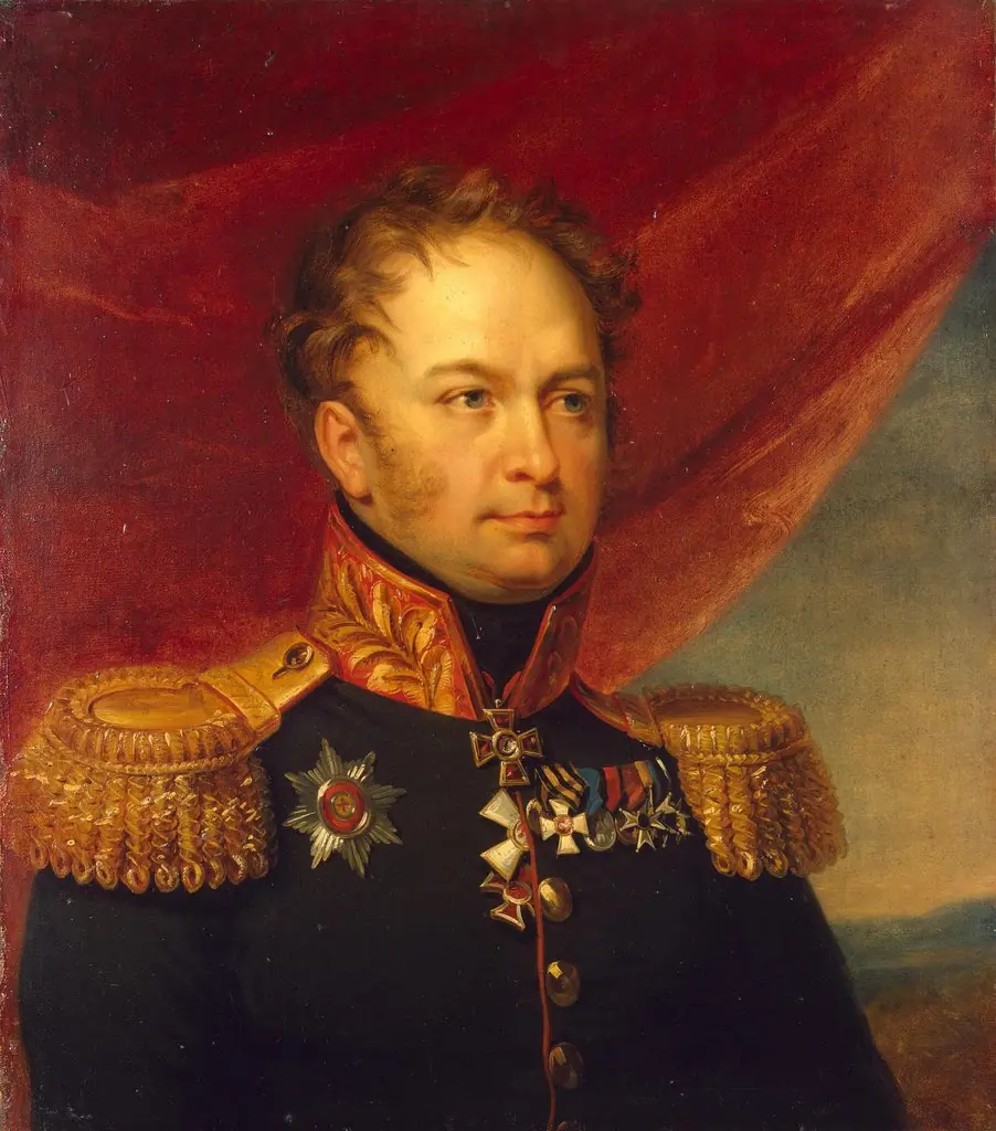 Portrait of Mikhail F. Vlodek (1780-1849), by Unknown