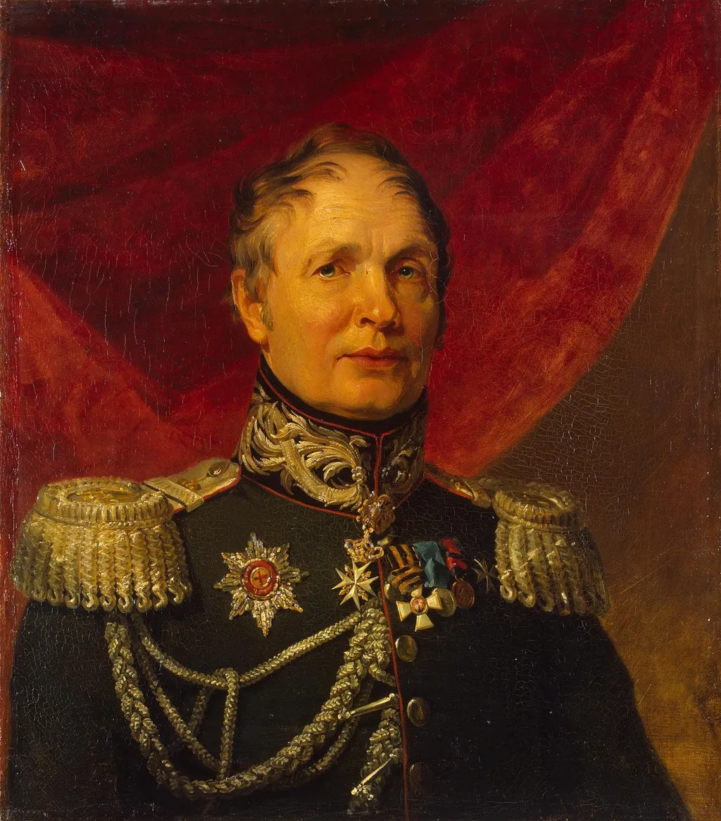 Portrait of Mikhail S. Vistitsky (1768-1832), by Unknown, oil, 1822