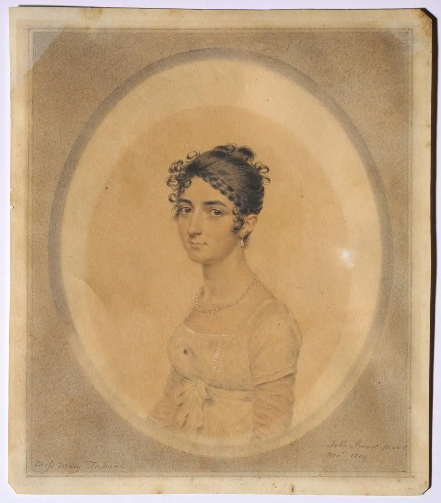 Portrait of Miss Mary Tadman, by Unknown