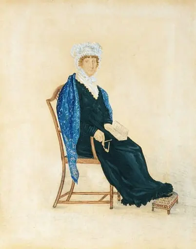 Portrait of Mrs. Crofts, by Unknown, 1822